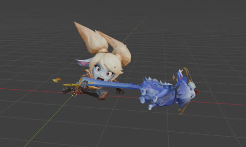Mod skin Poppy's Heroic Yuumi-Hammer - Poppy | ToolGamePC